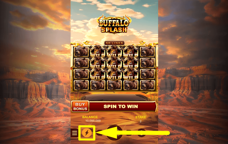 Buffalo Splash ACCÉLÉREZ LE RYTHME.