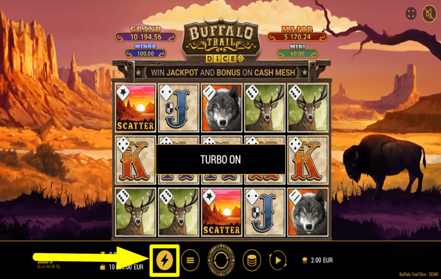 Buffalo Trail Dice КОНТРОЛИРУЙТЕ ТЕМП.