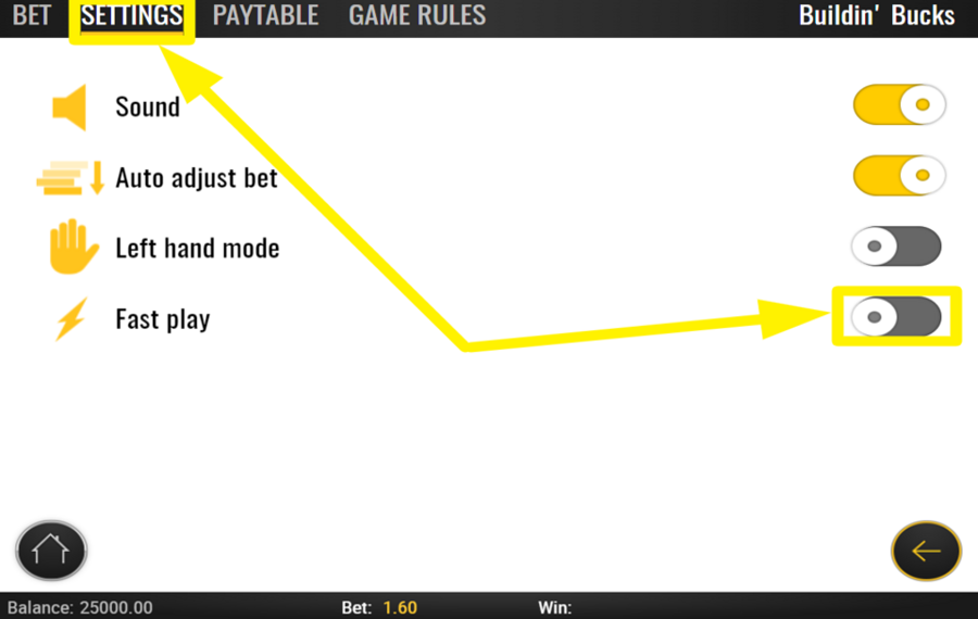 Buildin Bucks MAXIMISEZ LA VITESSE.