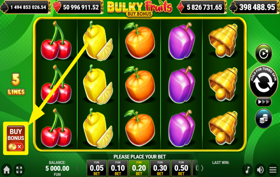 Bulky Fruits Buy Bonus GRAB A BONUS!