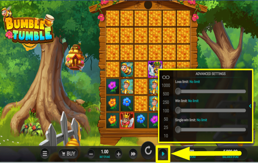 Bumble Tumble GIRAR AUTOMÁTICAMENTE.