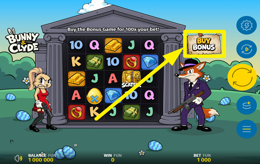 Bunny and Clyde РАЗБЛОКИРУЙТЕ БОНУСНУЮ ИГРУ.