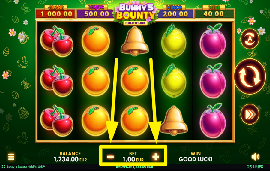 Bunnys Bounty Hold N Link FESTLEGEN SIE IHREN EINSATZ.