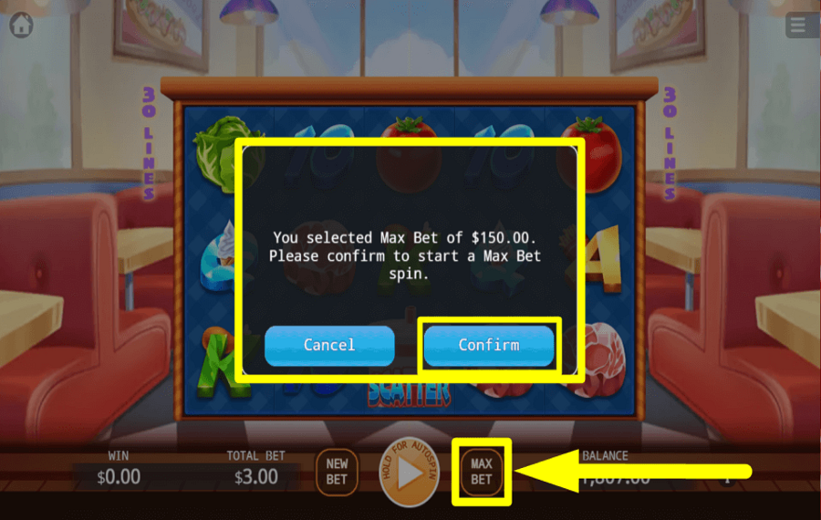 Burger Jenga ВЫБЕРИТЕ МАКСИМАЛЬНУЮ СТАВКУ.