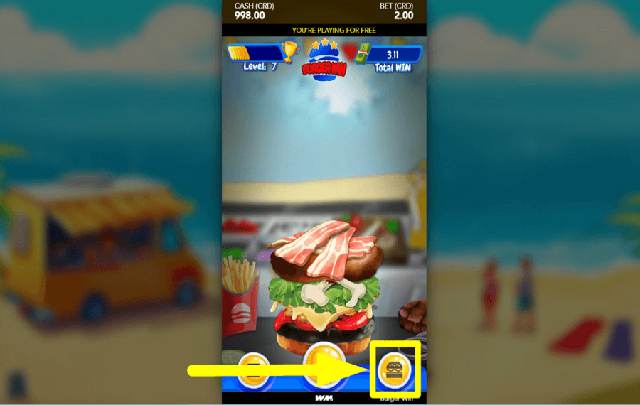 Burger Win SEIZE YOUR WINS.