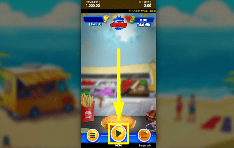 Burger Win STACK TO WIN.