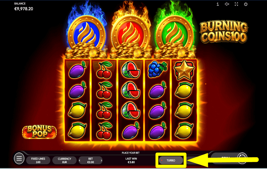Burning Coins 100 ACELERA EL RITMO.