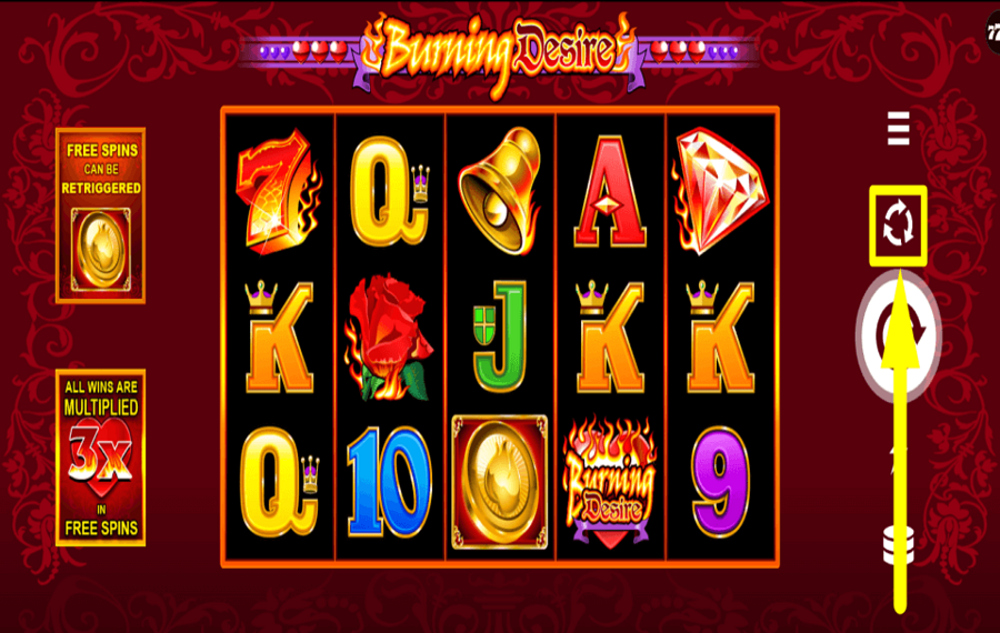 Burning Desire Automatisch drehen.