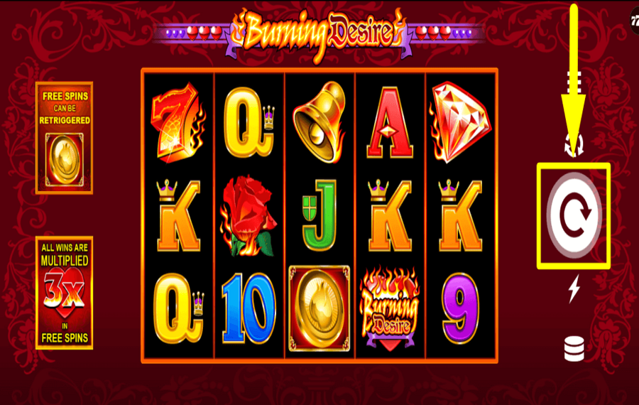 Burning Desire STARTE DAS SPIEL.