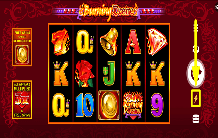 Burning Desire Beschleunigen Sie jede Drehung.