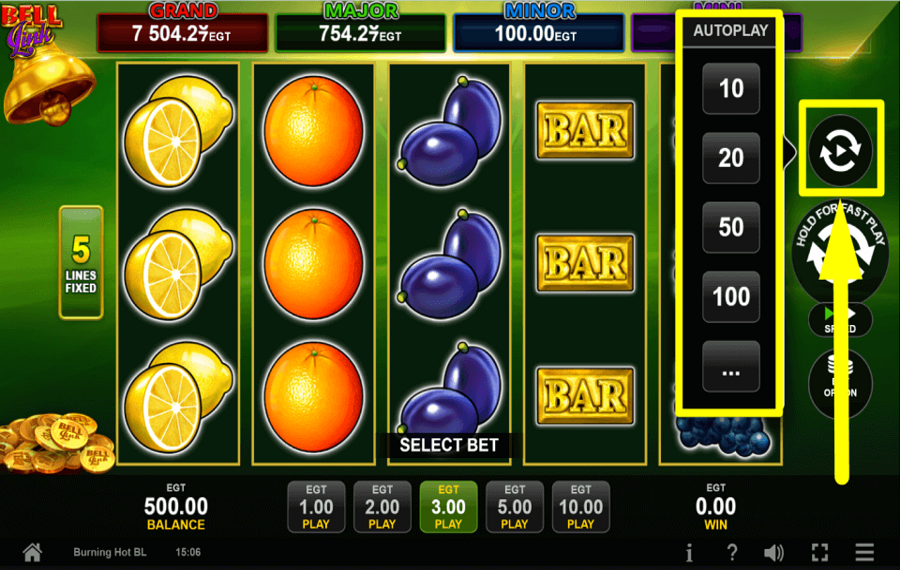 Burning Hot Bell Link PROCÉDEZ AVEC LA JEU AUTOMATIQUE.