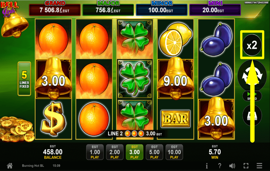 Burning Hot Bell Link PARI SUR VOS GAINS.