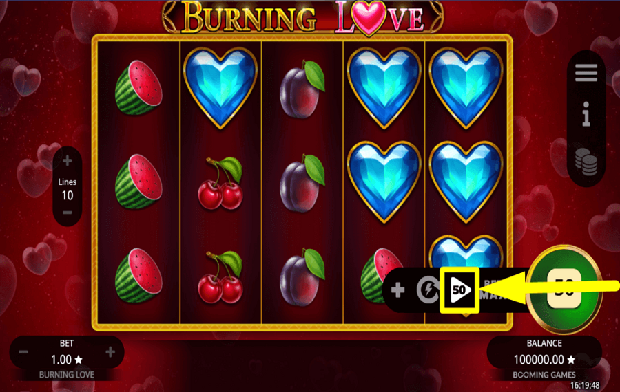 Burning Love CONTINUER AUTOMATIQUEMENT.