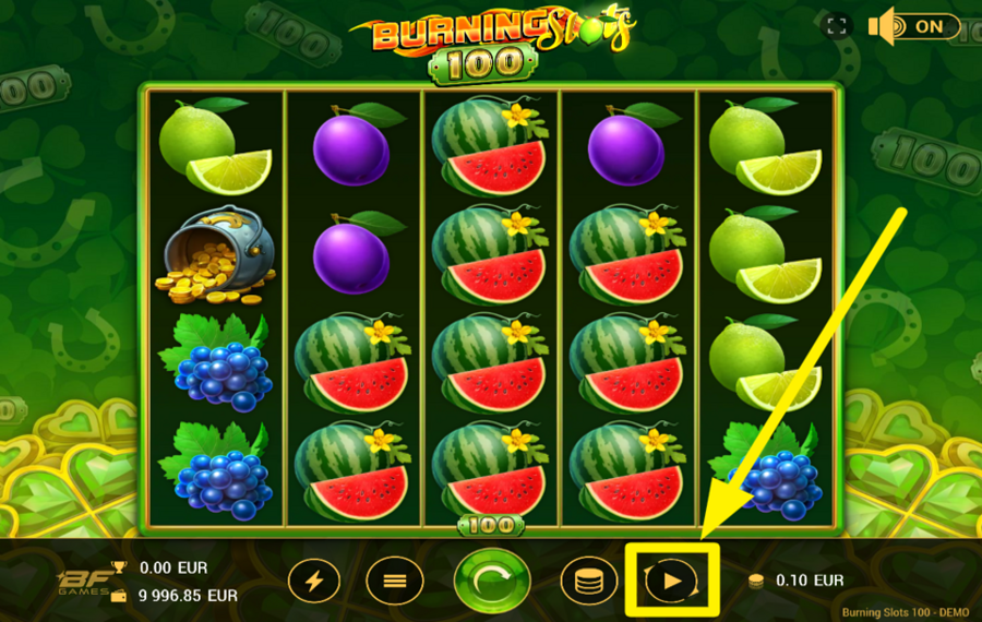 Burning Slots 100 ИСПОЛЬЗУЙТЕ АВТОМАТИЧЕСКИЕ СПИНЫ.