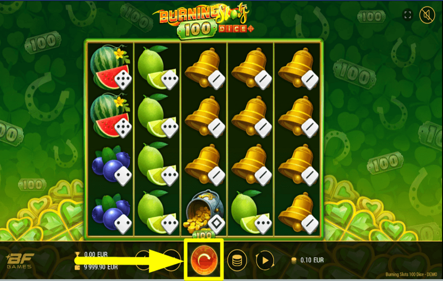 Burning Slots 100 Dice GIOCA PER VINCERE.