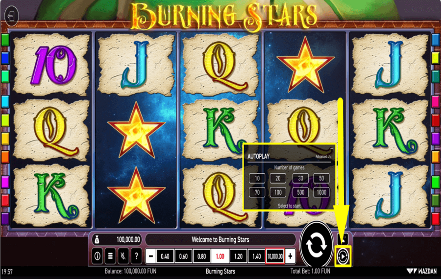 Lucky Queen SET UP AUTOMATIC SPINS.