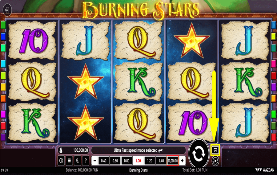 Lucky Queen INCREASE THE SPEED OF SPINS.