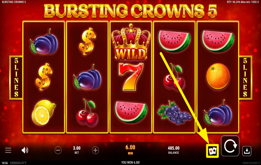 Bursting Crowns 5 TRY YOUR LUCK!