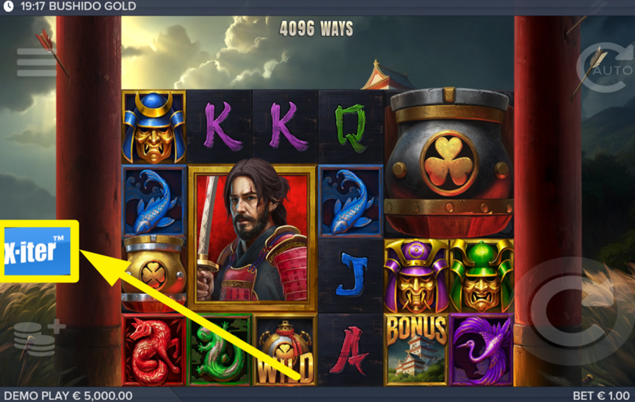 Bushido Gold РАЗБЛОКИРУЙТЕ ДОПОЛНИТЕЛЬНУЮ ФУНКЦИЮ.