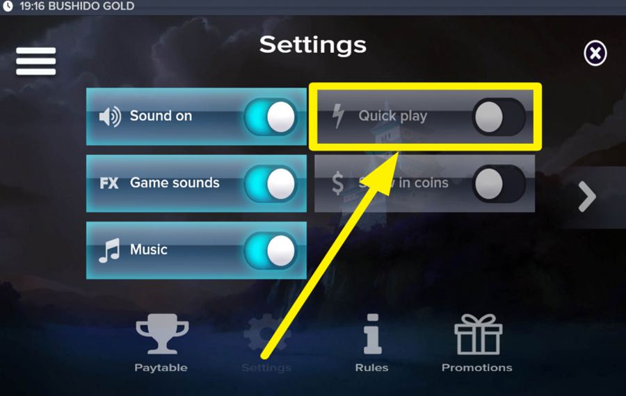 Bushido Gold РАСКРОЙТЕ ТУРБО-ЗАГРУЗКУ.