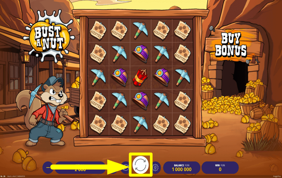 Bust a Nut INIZIA IL GIOCO.