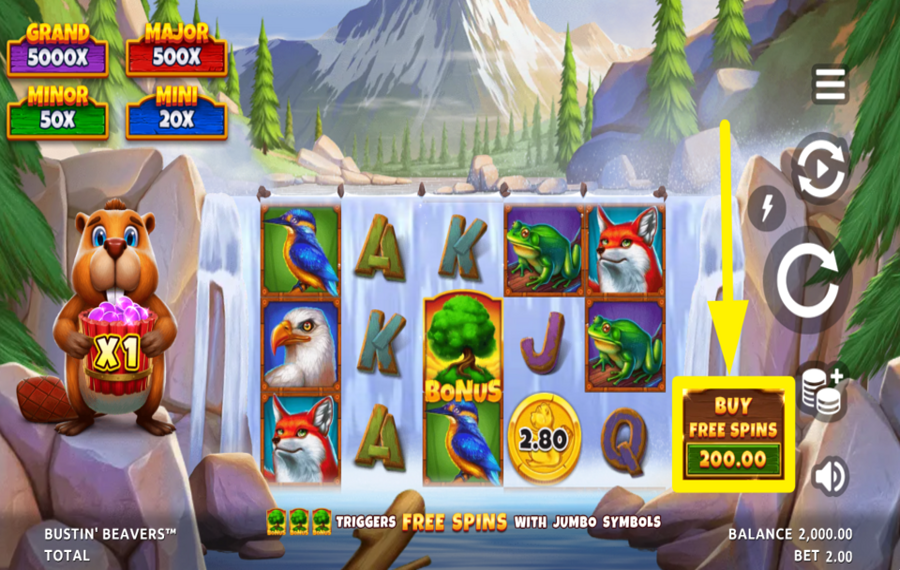 Bustin Beavers GRAB THE BONUS!