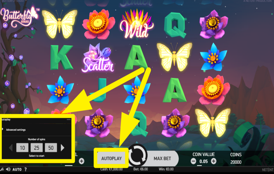 Butterfly Staxx ИСПОЛЬЗУЙТЕ АВТОИГРУ.