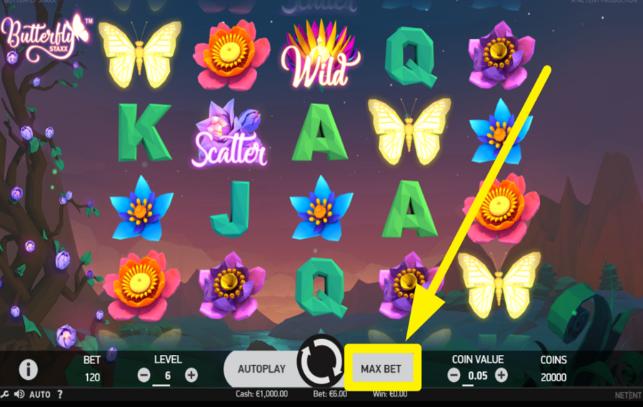 Butterfly Staxx ВЫБЕРИТЕ САМЫЙ ЛУЧШИЙ ВАРИАНТ СТАВКИ.