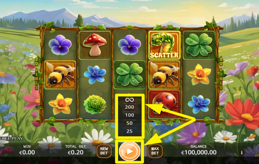 Butterfly Wild Dance INICIAR GIRO AUTOMÁTICO.