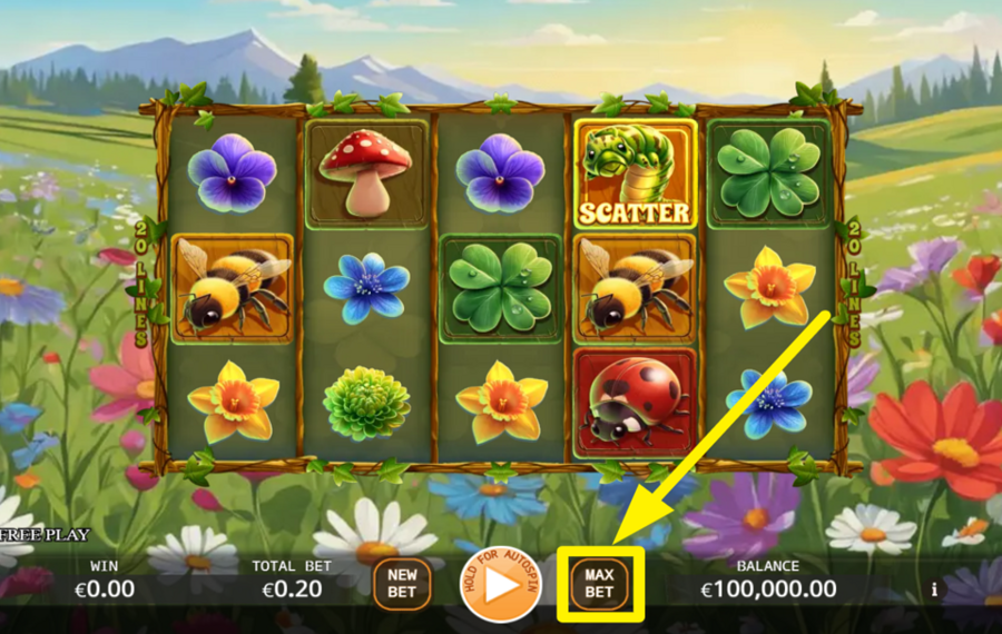 Butterfly Wild Dance SELECCIONE LA OPCIÓN DE APUESTA SUPERIOR.