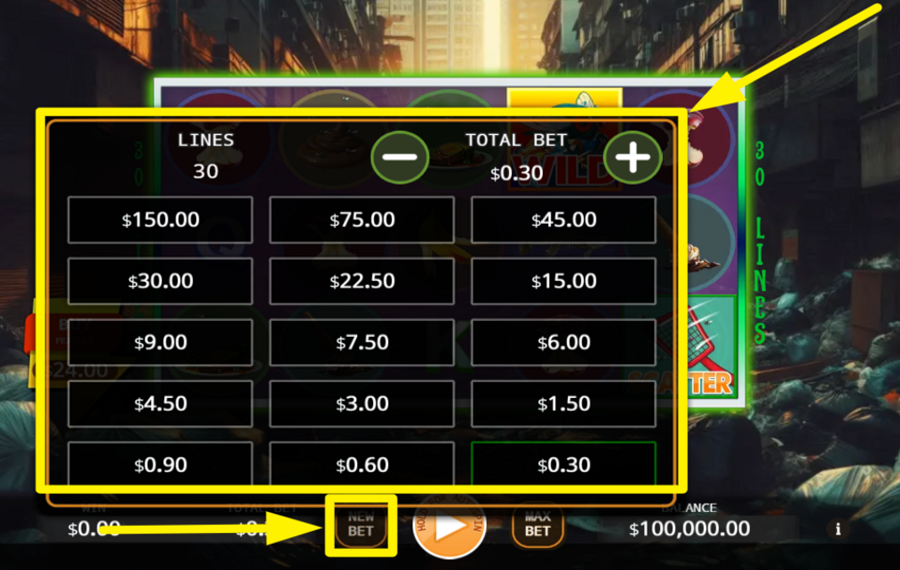 Buzzkill Bonanza ОПРЕДЕЛИТЕ СУММУ СТАВКИ.