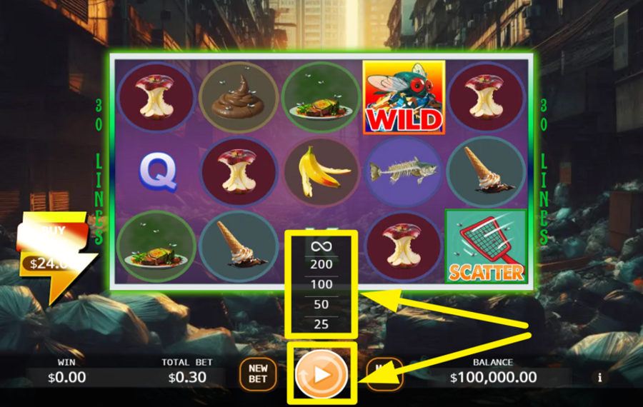 Buzzkill Bonanza ЗАПУСК АВТОМАТИЧЕСКИХ ВРАЩЕНИЙ.