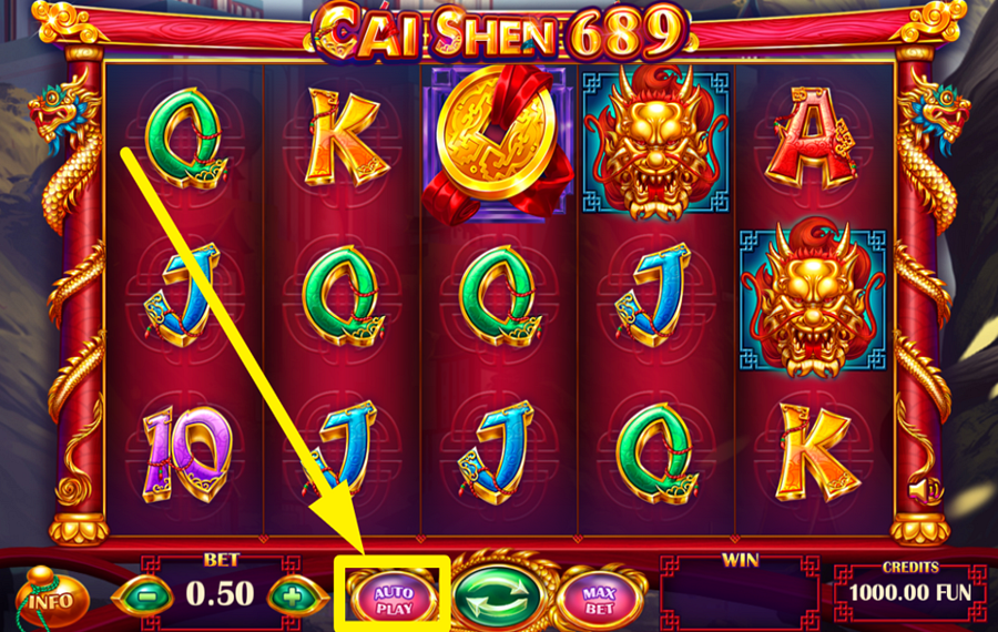 Cai Shen 689 ВЫБЕРИТЕ АВТОМАТИЧЕСКИЕ ВРАЩЕНИЯ.