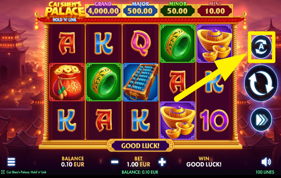 Cai Shens Palace Hold n Link UTILIZE AUTOPLAY.