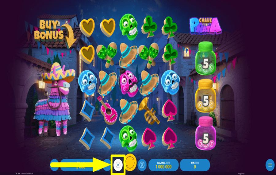 Calle Pinata CENTRIFUGA AUTOMATICAMENTE.