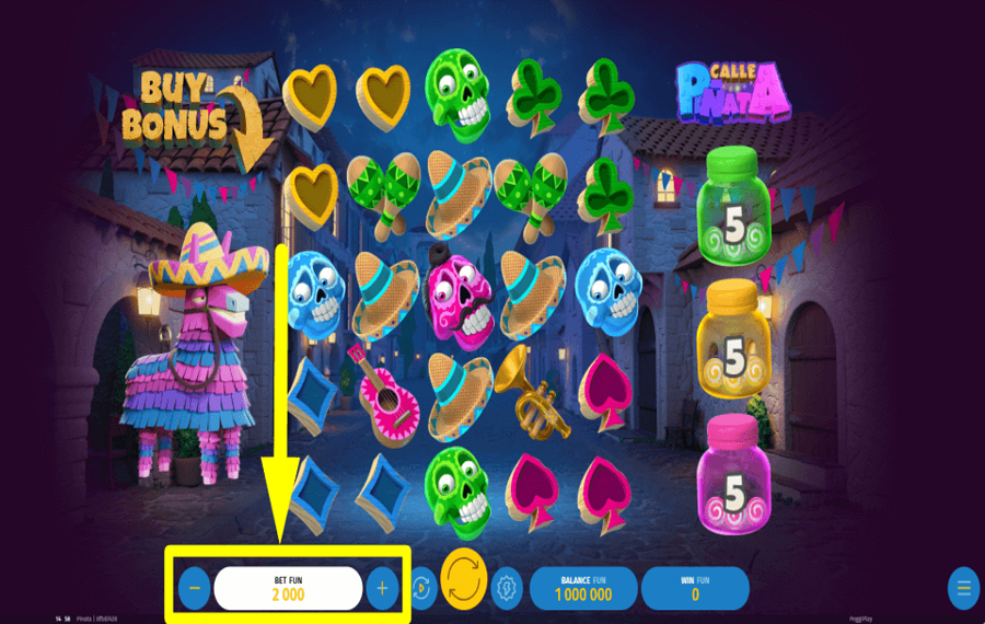 Calle Pinata SCEGLI LA TUA SCOMMESSA.