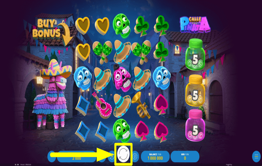 Calle Pinata INIZIA IL GIOCO.