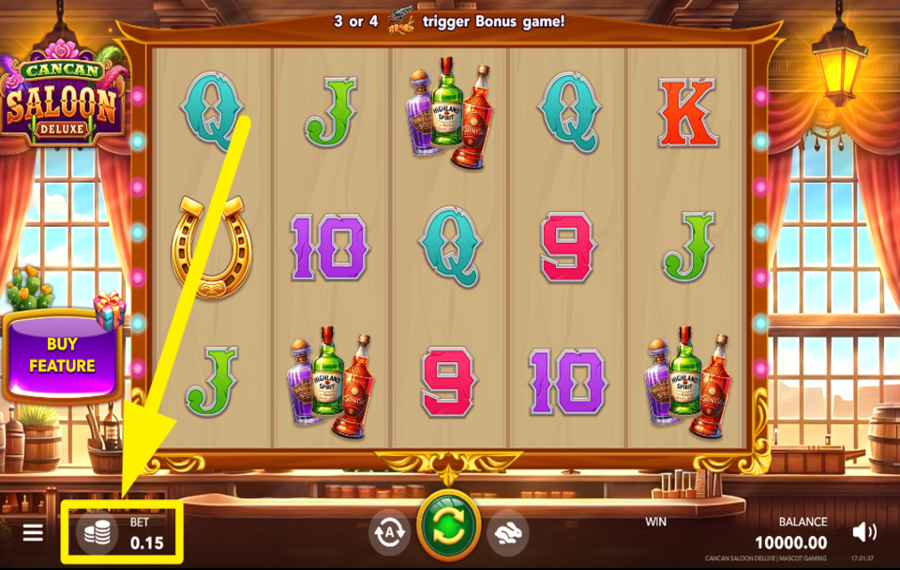 Cancan Saloon Deluxe DECIDE ON YOUR BET.