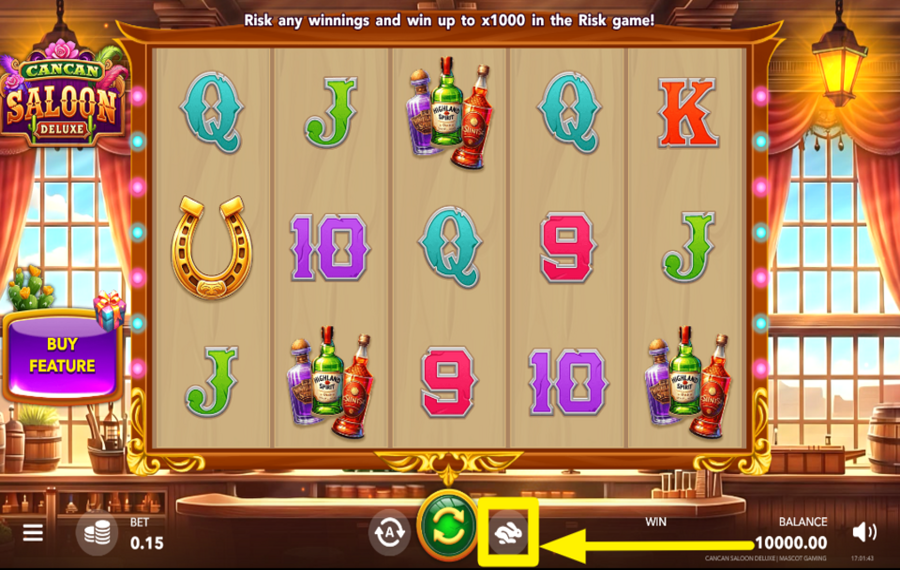 Cancan Saloon Deluxe RAMP UP THE GAME.