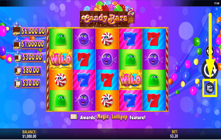 Candy Bars 2 MODIFIER LE PIEU.