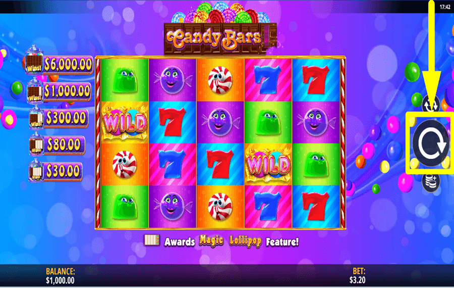 Candy Bars 2 TENTEZ VOTRE CHANCE.