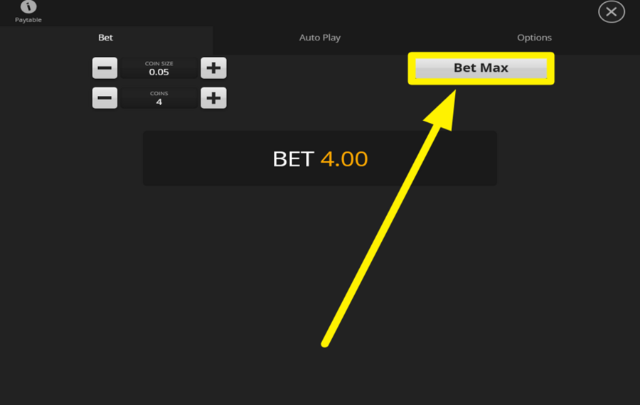 Candy Clusters CHOOSE THE HIGHEST WAGER LIMIT.