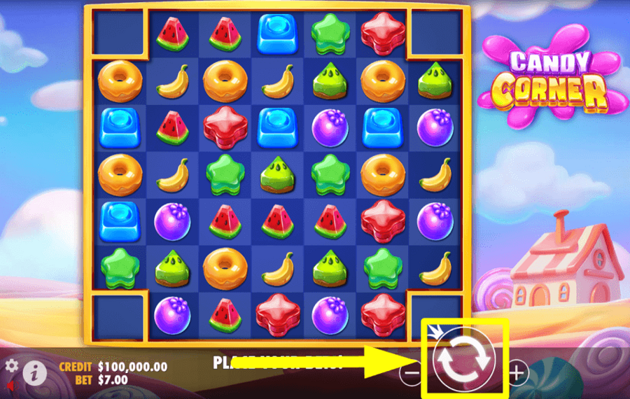 Candy Corner START THE GAME.