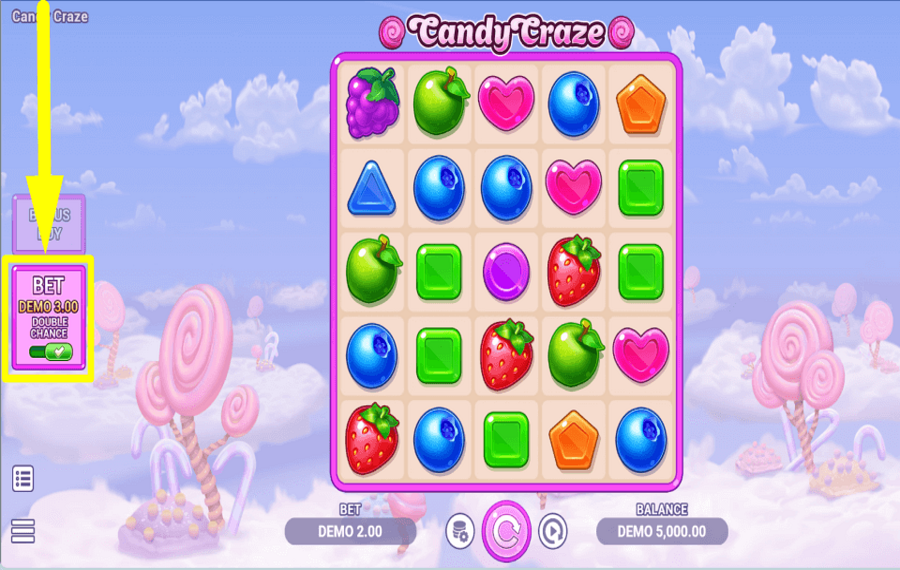 Candy Craze DOUBLE YOUR CHANCES.