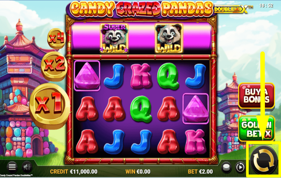 Candy Crazed Pandas Doublemax НАЧНИТЕ ИГРАТЬ В АЗАРТНЫЕ ИГРЫ.