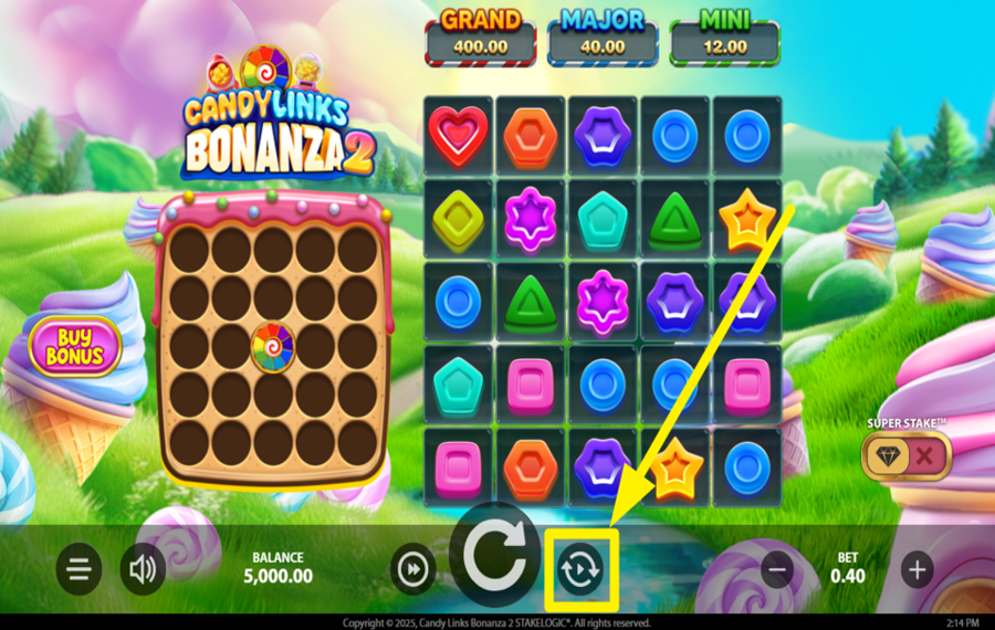 Candy Links Bonanza 2 AUTOPLAY VERWENDEN.