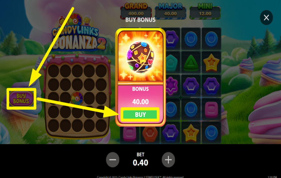 Candy Links Bonanza 2 BONUS-SPINS KAUFEN.