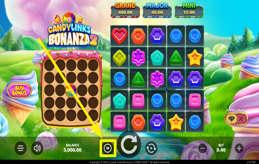 Candy Links Bonanza 2 TURBO-MODUS AKTIVIEREN!