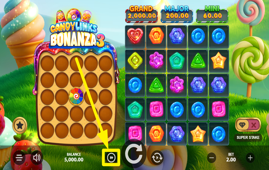 Candy Links Bonanza 3 SCATENA LA POTENZA DEL TURBO.