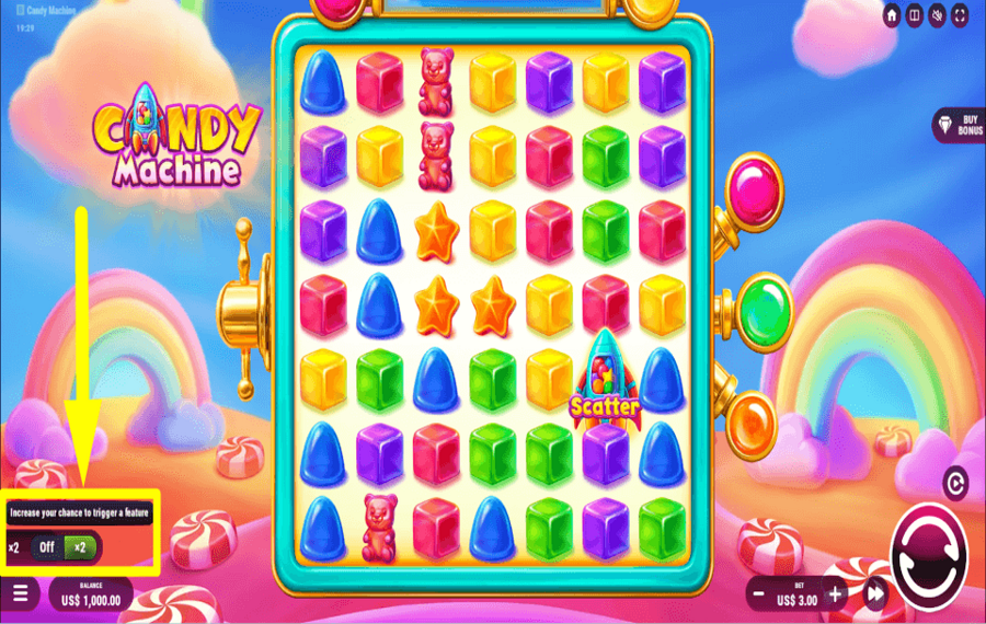 Candy Machine PLEDGE THE ANTE BET.